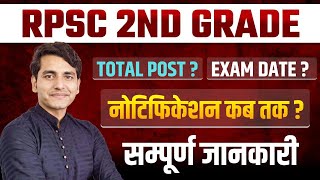 RPSC Second Grade Vacancy Notification 2024 | Exam, Form, Age, Syllabus, Eligibility and Etc.