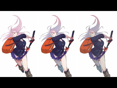 【Fanmade Drawing】Dandadan : Aira Shiratori - speed painting (Time-lapse)