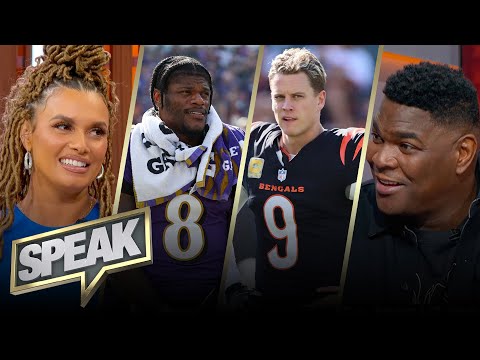 What would a win tonight mean for Burrow? Is this the best Lamar Jackson we’ve ever seen? | SPEAK