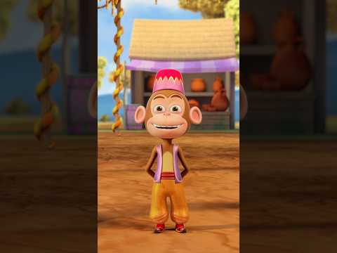 Bandar Mama Pahan Pajama Song, बन्दर मामा #shorts #hindicartoon #funnyvideo #monkey #shortvideo