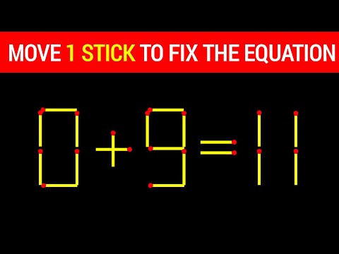 If you are GENIUS solve this || Matchstick puzzle || Ep : 59