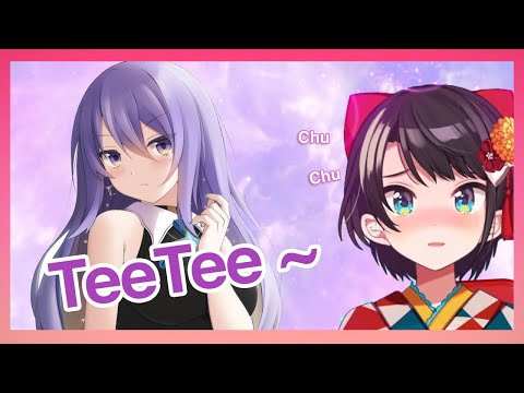 Subaru and Moona Tee Tee Moments [Minecraft] [ENG SUB]