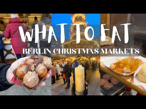 Berlin FOOD TOUR | Top 20 MUST EAT foods to try in the Germany Christmas Markets | VLOGMAS 2024