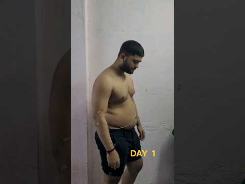 🔥 1 vs 127 days, 23kgs live fat loss transformation | fatfree fitness #fatloss #weightloss