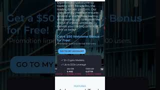 $50 No deposit bonus without kyc crypto trading #crypto #usdtearn #currencytrading #forexlive