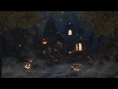 Haunted House Ambience | Heavy Rain & Spooky Sounds for Relaxation