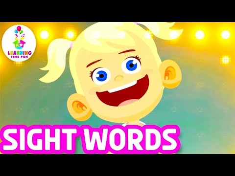 SIGHT WORDS Song for KIDS! (Teach Toddlers 3 Letter Sight Words in English)