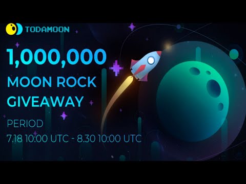 TODAMOON OFFERS 1,000,000 MOON ROCK TOKEN AIRDROP GIVEAWAY JOIN NOW!