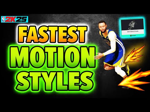 Fastest Motion Styles for Guards : NBA 2K25 Best Build