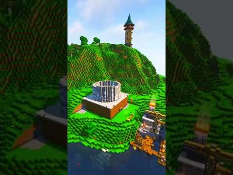 GIANT Creeper Tower in Minecraft Hardcore