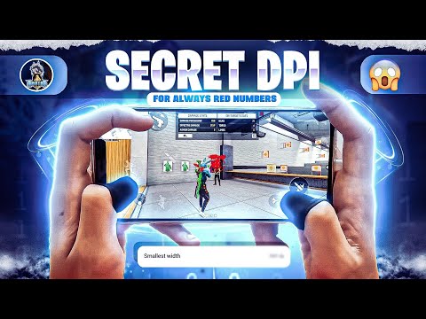 Secret DPI Like FFH4X - Always Red Numbers 😳🔥| Best Dpi For Free Fire | Dpi Setting Free Fire