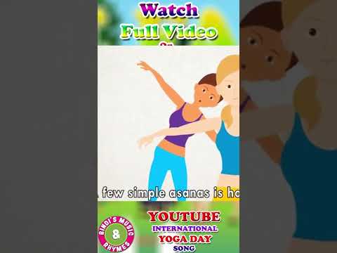 International Yoga Day 2022 #english rhymes #ytshorts #youtubeshorts