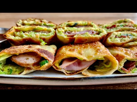 Crispy Egg Roll Wrapper Crepes (Inspired by Chinese Breakfast Jianbing)