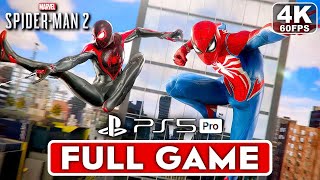 SPIDER-MAN 2 PS5 PRO Gameplay Walkthrough FULL GAME [4K 60FPS RAY TRACING] - No Commentary