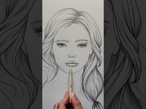 How to draw a face ✏️ #art #artwork #artist #draw #drawing #skech #cartoon #anime #illustration