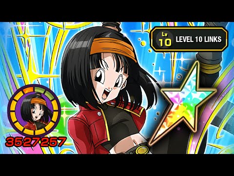 100% EZA INT XENO PAN LEVEL 10 LINKS SHOWCASE! Dragon Ball Z Dokkan Battle