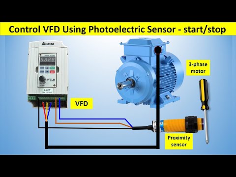 How to Control VFD Using a Photoelectric Sensor – Step-by-Step Wiring | vfd sensor connection