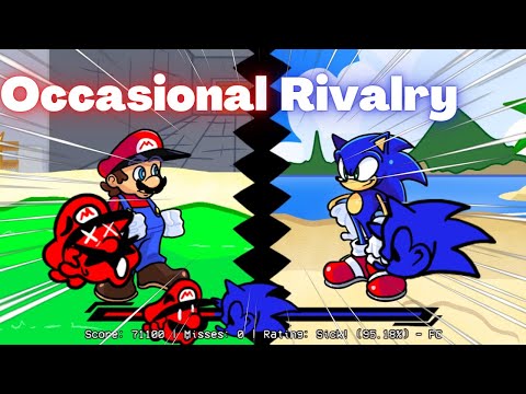 Occasional RIVALRY - Brotherly Rivalry But Its Sonic Vs Mario (Friday Night Funkin')