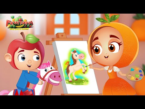 Chal Mere Ghode Tik Tik | | Baby Songs Hindi | Fruitopia - Hindi Nursery Rhymes