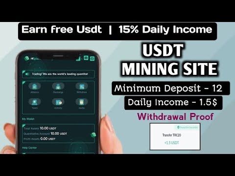 New usdt investment site 2024 | Usdt mining site today | best usdt investment site | Usdt earning