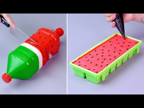 Fresh WATERMELON Cake Decorating Ideas 🍉 So Yummy Chocolate Cake Decorating Idea Tips