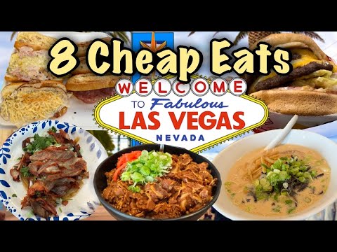 8 Unique CHEAP EATS in Las Vegas