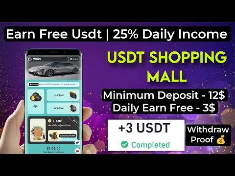 New Usdt Earning Site Usd Mining Site 2024 Best Investment Usdt Earning Website