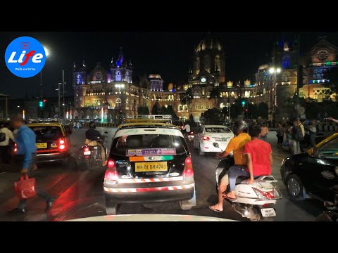 Mumbai 4K - Night Drive