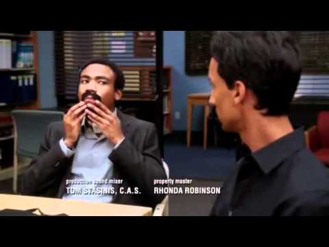 Community.S03E04 Evil Troy and evil Abed.