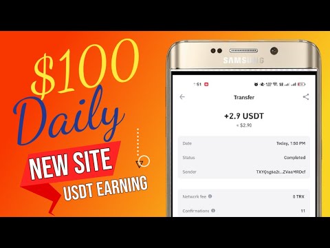 Got 3$ Usdt payment 🤔 Best Usdt earning Site 2024, Today Usdt earning website, free usdt