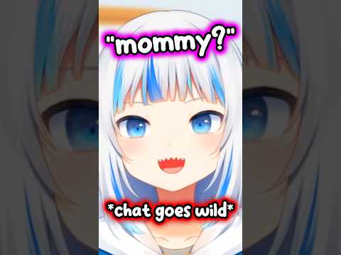 Gura Gets Called Mommy By Viewers #hololive #hololiveenglish #vtuber