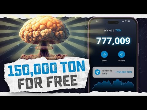 How to Get 150 000 TON COINS for FREE: Step-By-Step Tutorial!