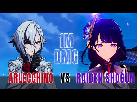 1M DMG ON ARLECCHINO BOSS | Genshin Impact