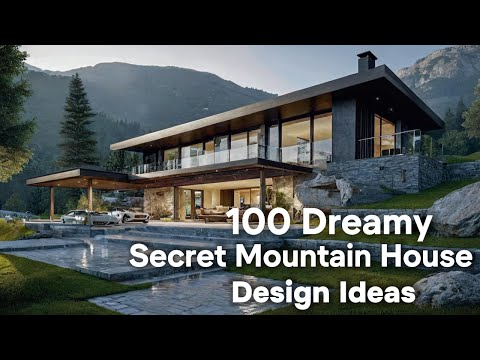 100 Dreamy Secret Mountain House Designs to Inspire Your Next Getaway