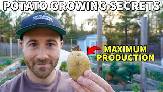 How To Plant Potatoes For MAXIMUM POTATO PRODUCTION!