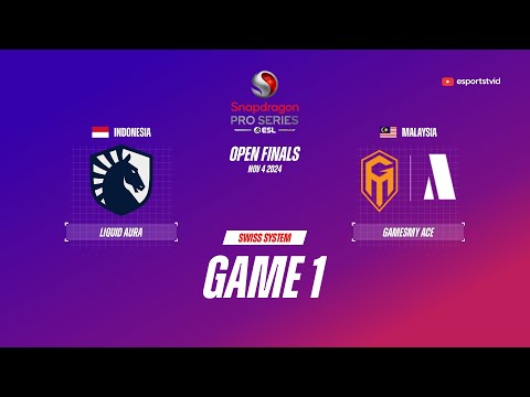 Team Liquid ID vs GamesMY Ace GAME 1 Snapdragon Pro Series Season 6 | GMY VS TLID ESPORTSTV