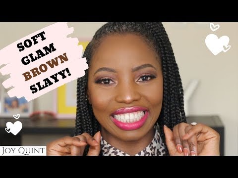 MAKEUP TUTORIAL: RICH CHOCOLATE BROWN MAKE UP LOOK FOR BROWN SKIN GIRLS | JOY QUINT