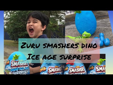 Zuru Smashers Dino Ice Age 25 Surprises Series 4 | #zurusmashers #dinoiceage