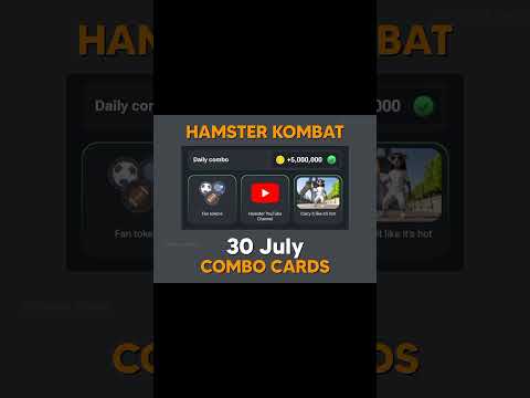 30 July daily Combo cards Hamster Kombat #hamsterkombat #hamsterdailycombo