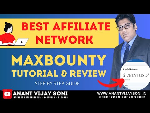 Best Affiliate Network in the World - MaxBounty Tutorial & Review in Hindi | AvsReviews