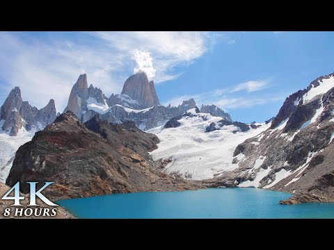 8 HOUR 4K Nature Video: "A Day in Nature: Mountains to Seas" (No Loops) Ambient Relaxation Film UHD