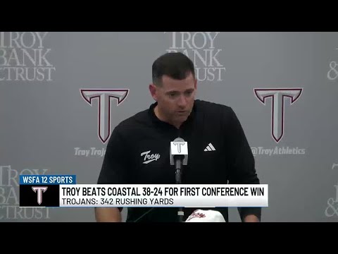 Troy beats Coastal Carolina for first conference win