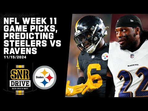 Week 11 NFL Game Predictions, High Stakes Steelers-Ravens Matchup | SNR Drive | Pittsburgh Steelers