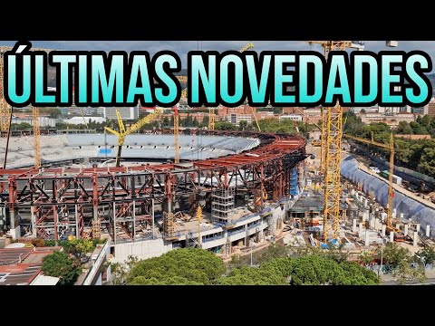 🔴OBRAS CAMP NOU(12 de Septiembre)⚠️ A toda maquina