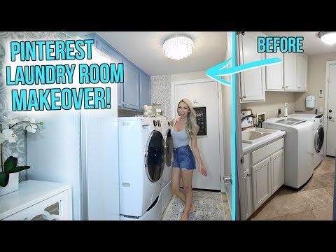 Ultimate Laundry Room Makeover! *Pinterest Inspired