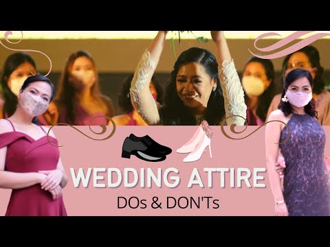 DOs & DONTs of Wedding Attire | What to Wear  and NOT to Wear to a Wedding? | The Energetic Host