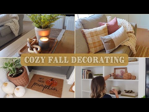 2022 COZY FALL DECORATING | Simple and *affordable* steps to transition your home to Fall