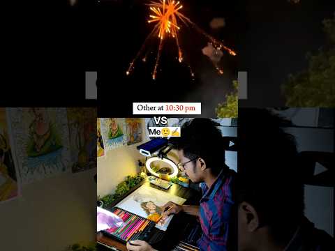 Happy Diwali 🪔🎇 All friends ❤️‍🩹✍️ #shorts #happydiwali #artist #othersvsme