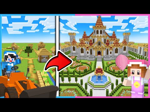 ボロボロの村を立派な王国に作り変えるマインクラフト👑【 マイクラ / Minecraft  】