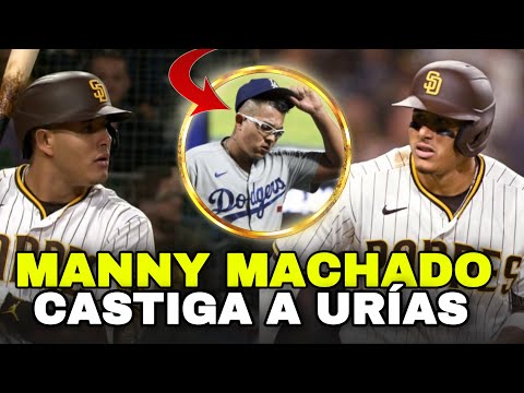 Manny Machado CASTIGÓ A Julio Urías Con 2 HOME RUNS, DODGERS VS PADRES - MLB BASEBALL SPORTS